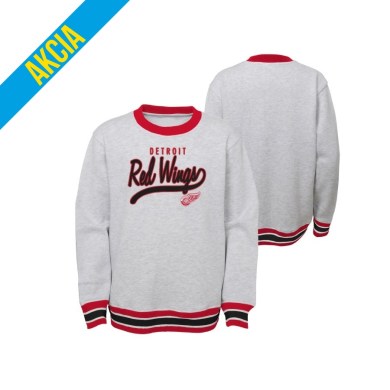 NHL, mikina, legends, crew, neck, pullover, DETROIT, RED, WINGS, detská, junior